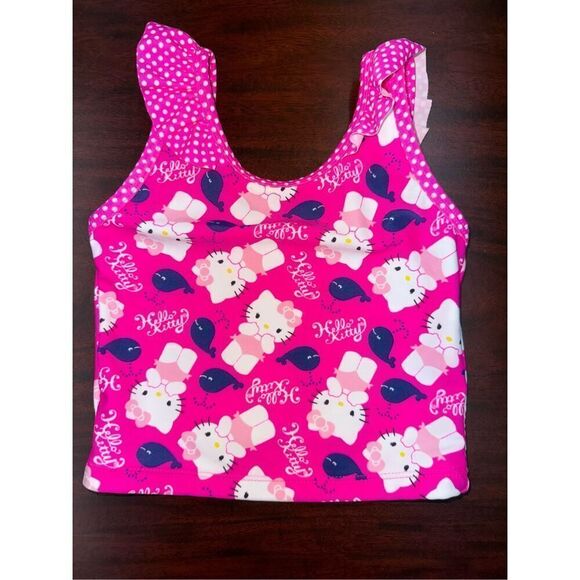 Hello Kitty Sanrio 4T Girls Swim Top - Picture 1 of 4
